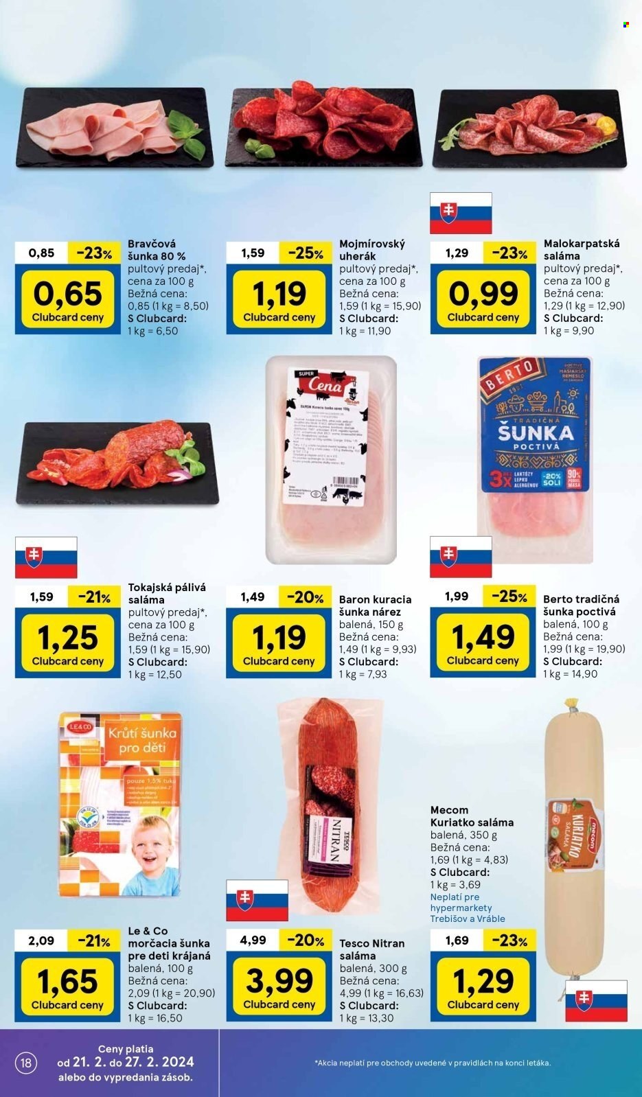 Leták TESCO - 21.2.2024 - 27.2.2024. Strana 18