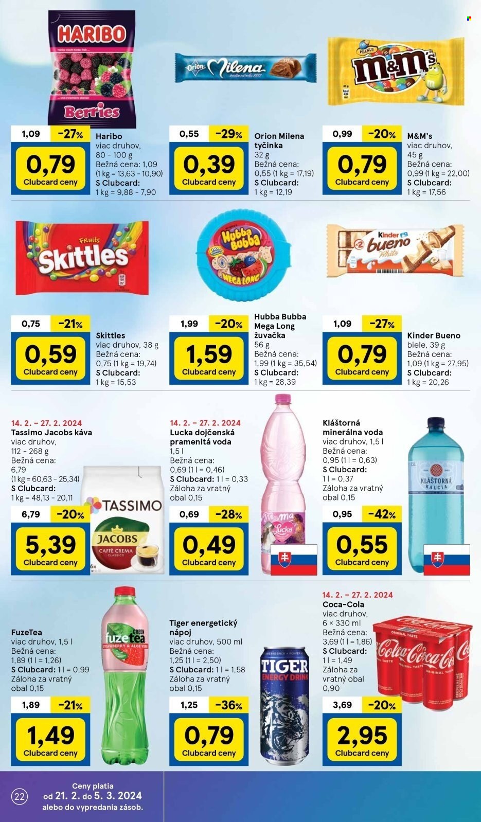 Leták TESCO - 21.2.2024 - 27.2.2024. Strana 22