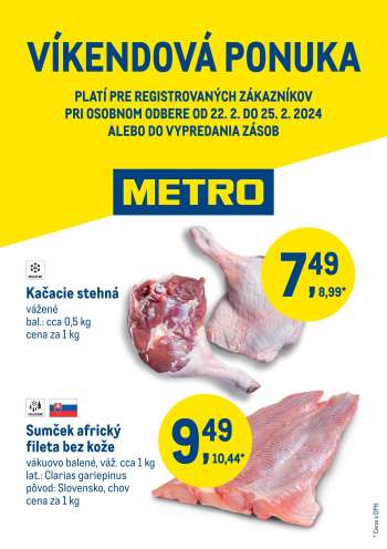 Leták Metro - 22.2.2024 - 25.2.2024.