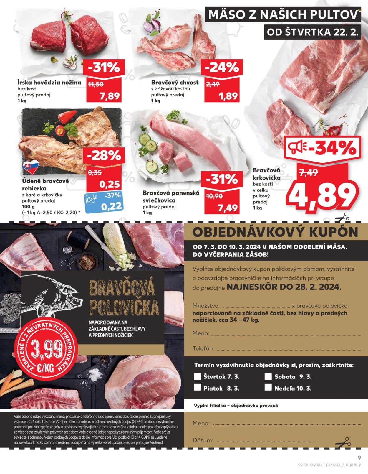 Leták Kaufland - 22.2.2024 - 28.2.2024. Strana 9