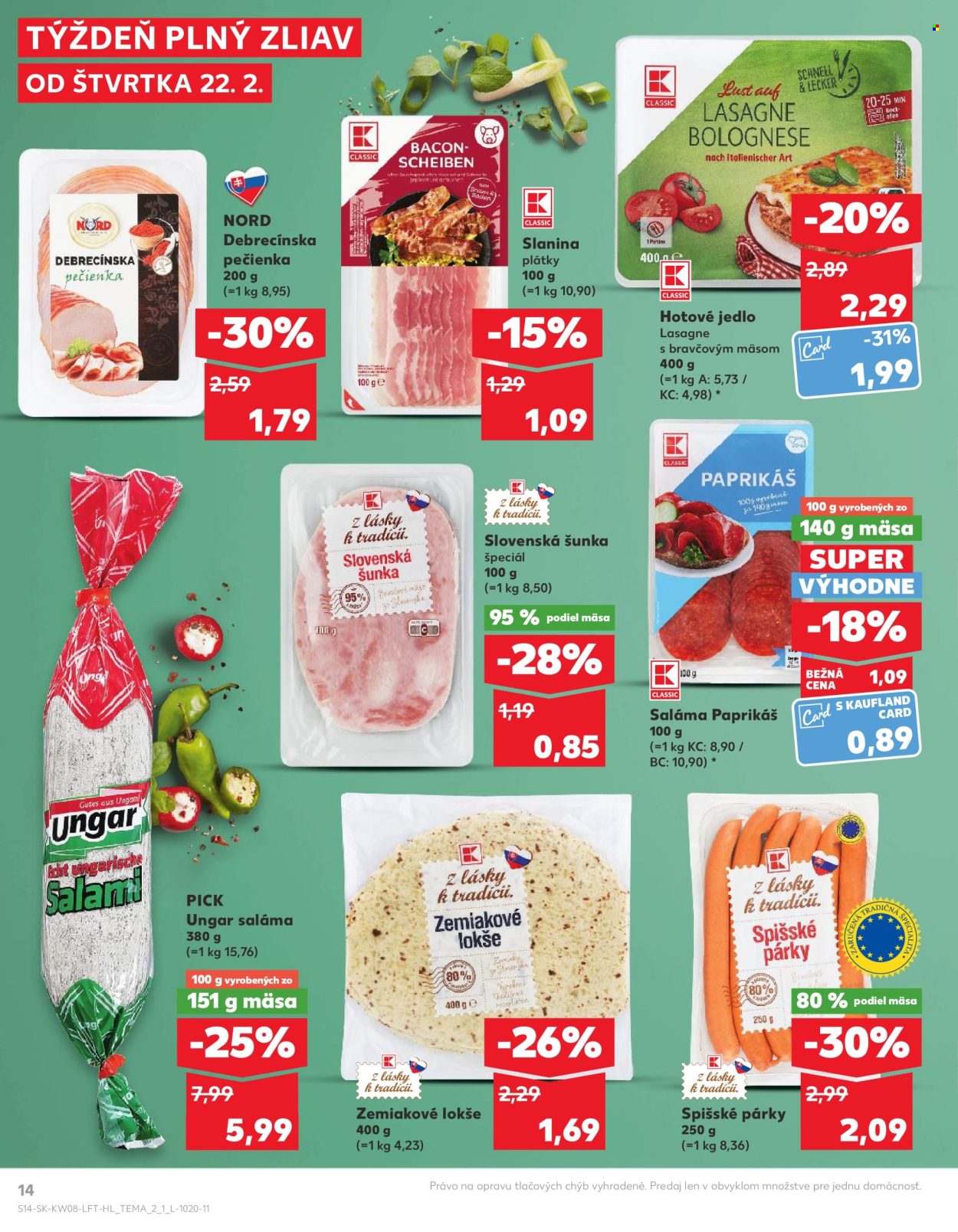 Leták Kaufland - 22.2.2024 - 28.2.2024. Strana 14