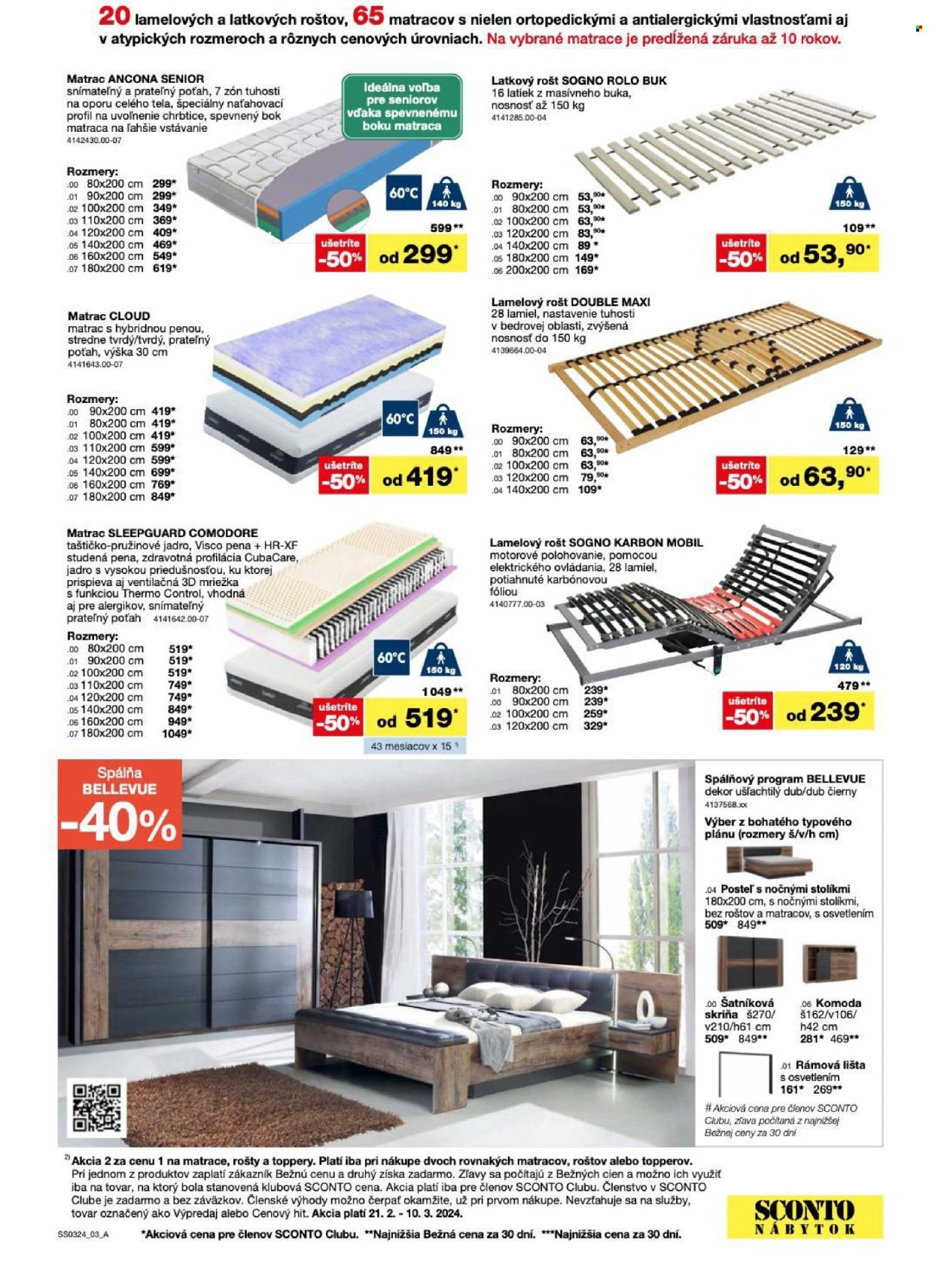 Leták Sconto nábytok - 21.2.2024 - 10.3.2024. Strana 3