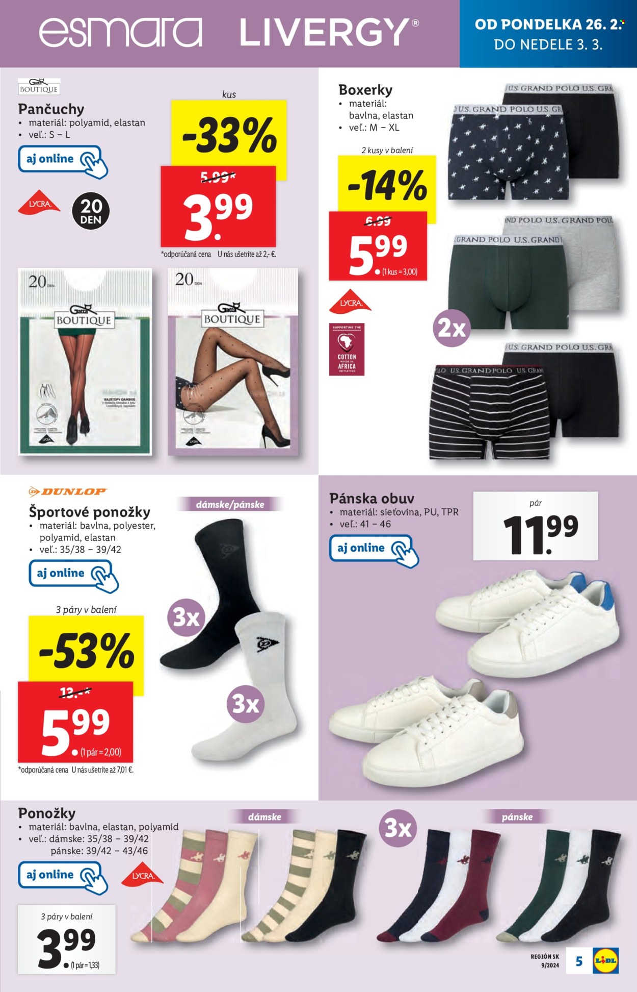 Leták Lidl - 26.2.2024 - 3.3.2024. Strana 5