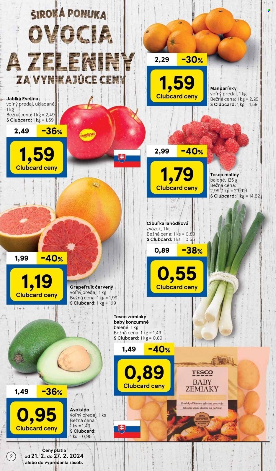 Leták TESCO supermarket - 21.2.2024 - 27.2.2024. Strana 2