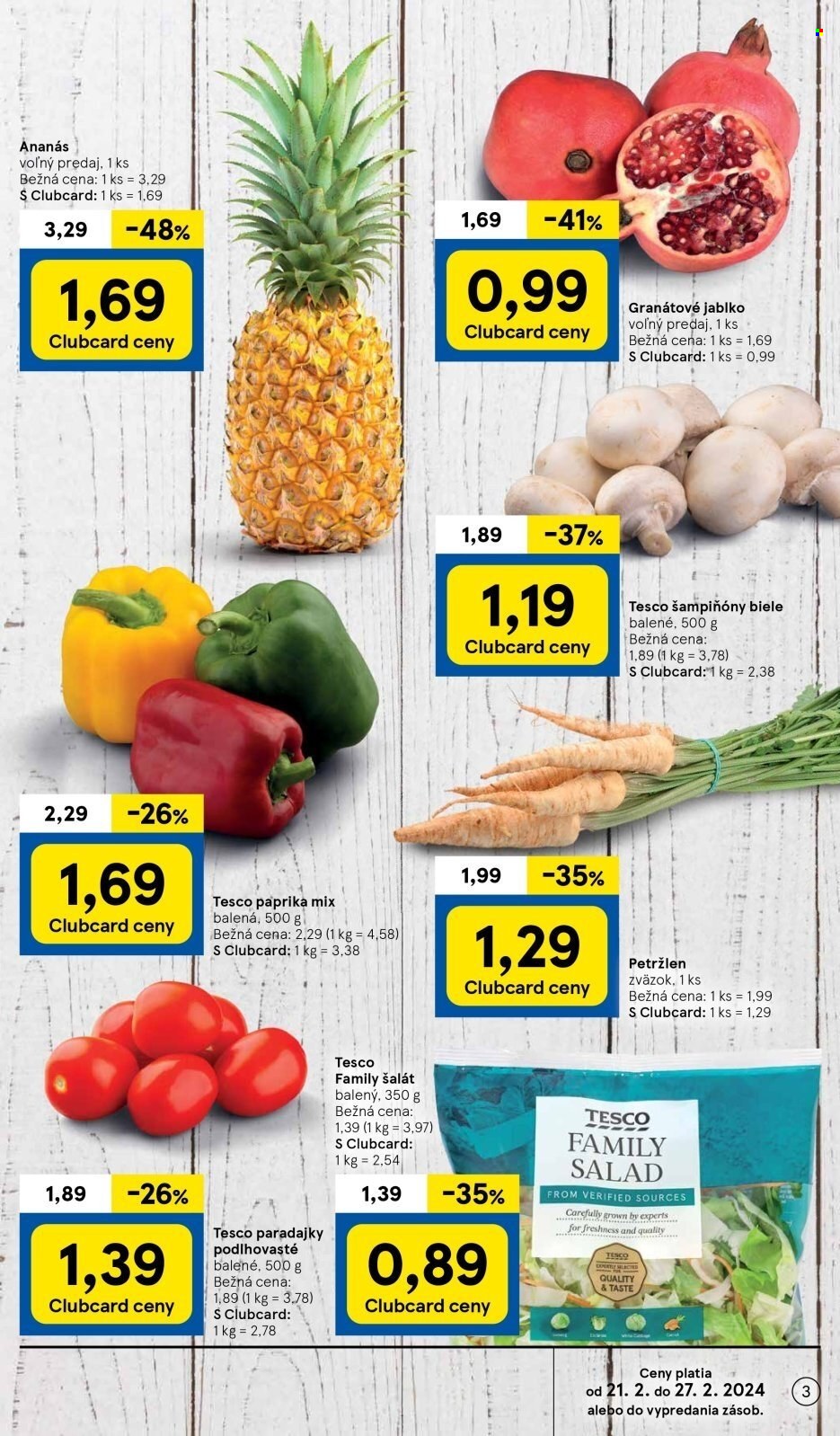 Leták TESCO supermarket - 21.2.2024 - 27.2.2024. Strana 3