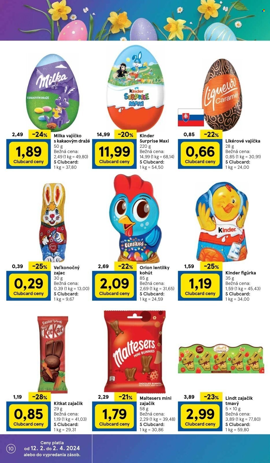 Leták TESCO supermarket - 21.2.2024 - 27.2.2024. Strana 10