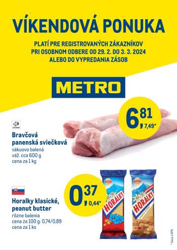Leták Metro - 29.2.2024 - 3.3.2024.