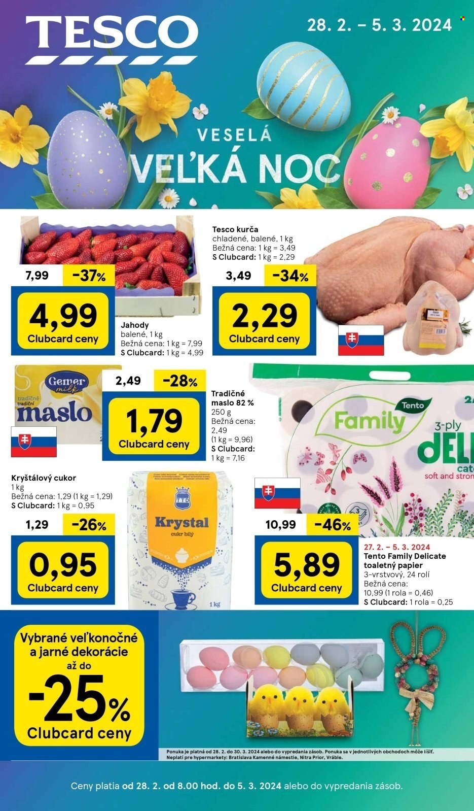 Leták TESCO - 28.2.2024 - 5.3.2024. Strana 1