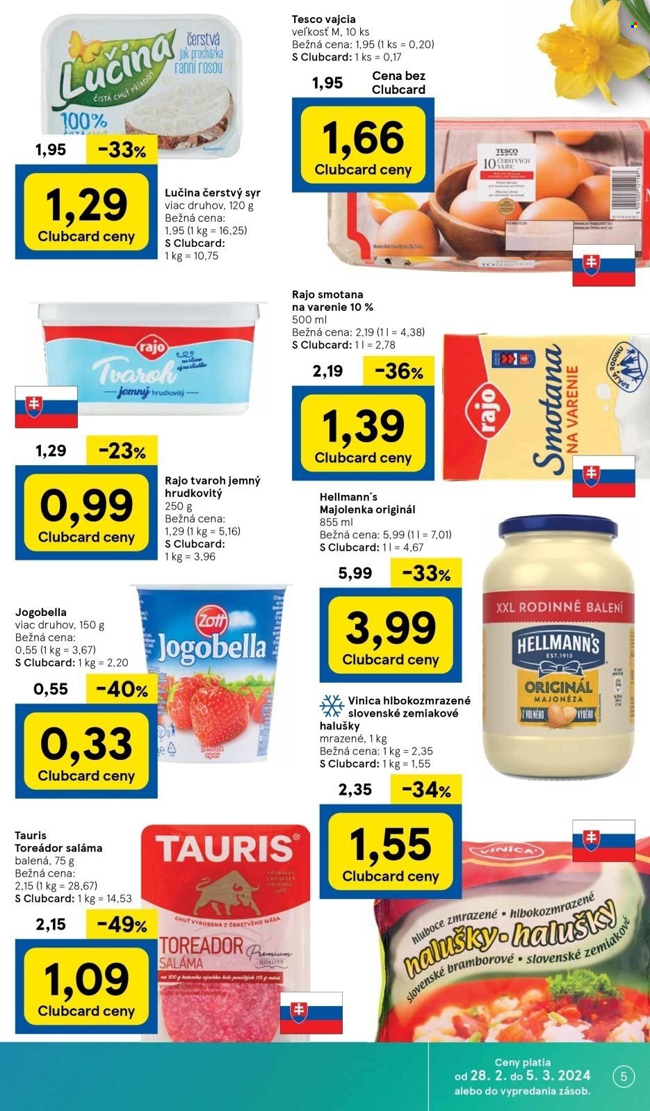 Leták TESCO supermarket - 28.2.2024 - 5.3.2024. Strana 5
