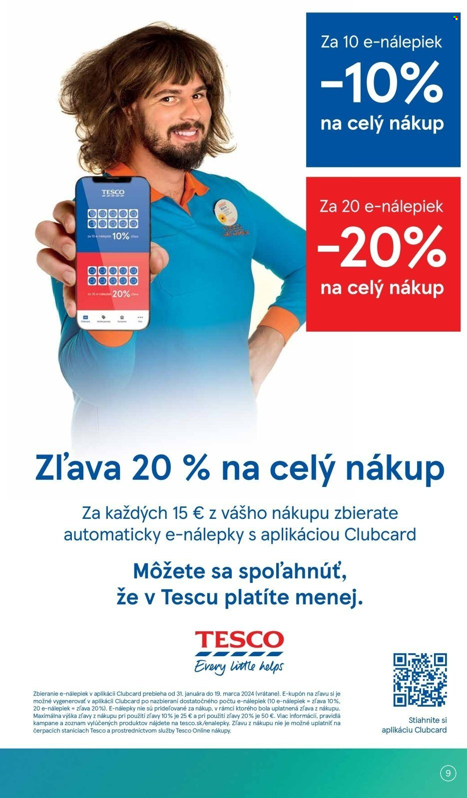 Leták TESCO supermarket - 28.2.2024 - 5.3.2024. Strana 9