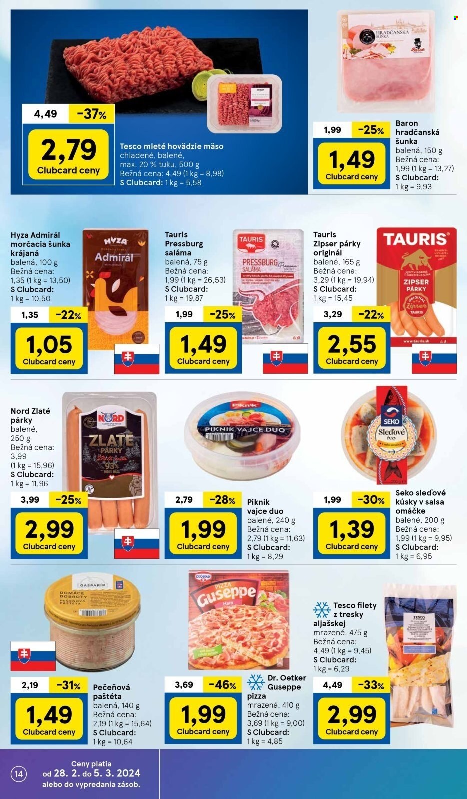 Leták TESCO supermarket - 28.2.2024 - 5.3.2024. Strana 14