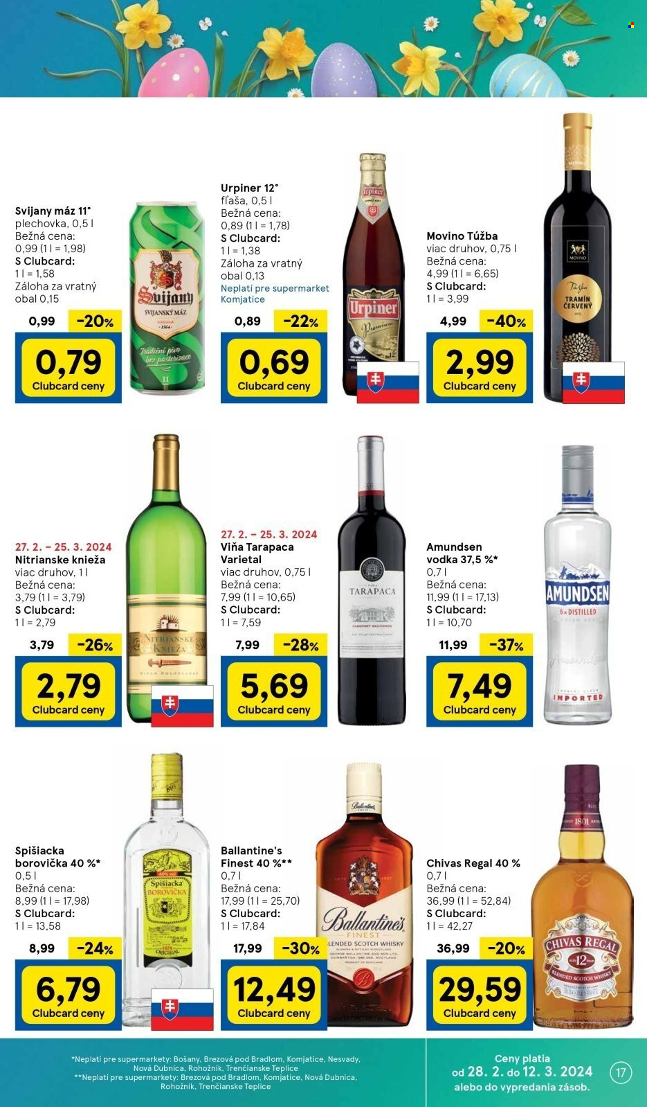 Leták TESCO supermarket - 28.2.2024 - 5.3.2024. Strana 17