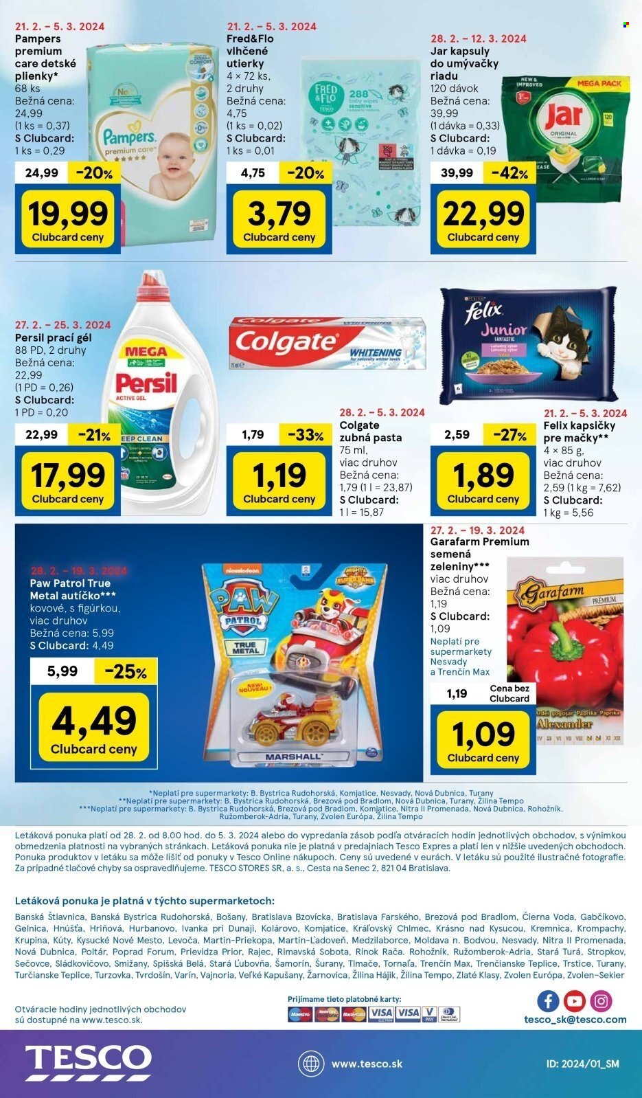 Leták TESCO supermarket - 28.2.2024 - 5.3.2024. Strana 20