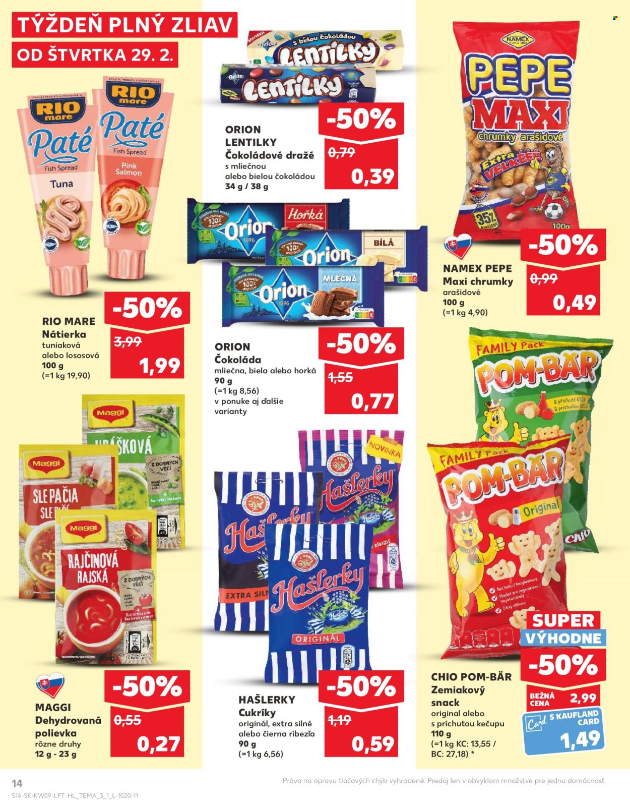 Leták Kaufland - 29.2.2024 - 6.3.2024. Strana 14