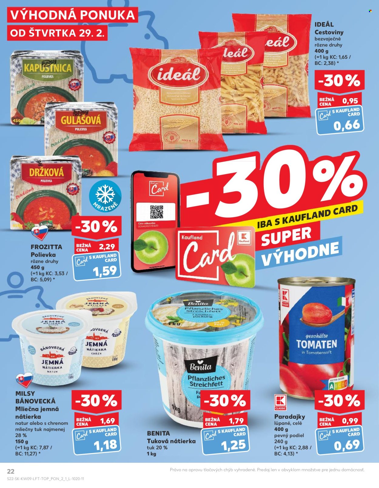 Leták Kaufland - 29.2.2024 - 6.3.2024. Strana 22