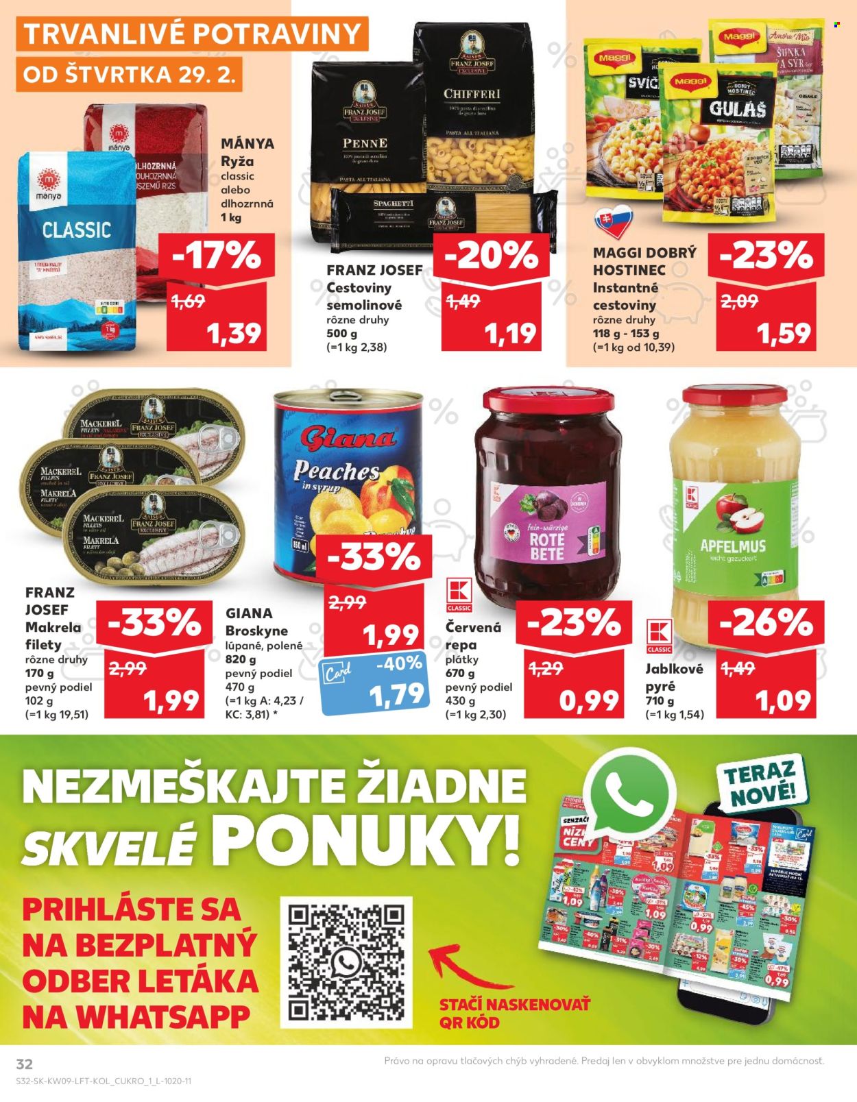 Leták Kaufland - 29.2.2024 - 6.3.2024. Strana 32