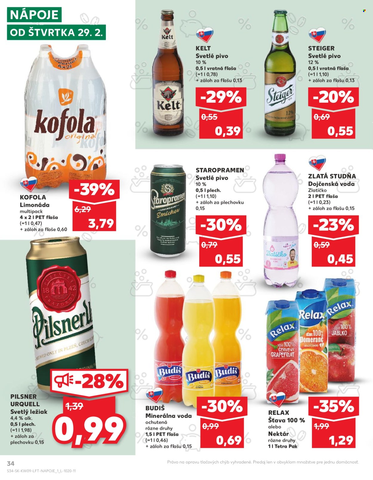 Leták Kaufland - 29.2.2024 - 6.3.2024. Strana 34