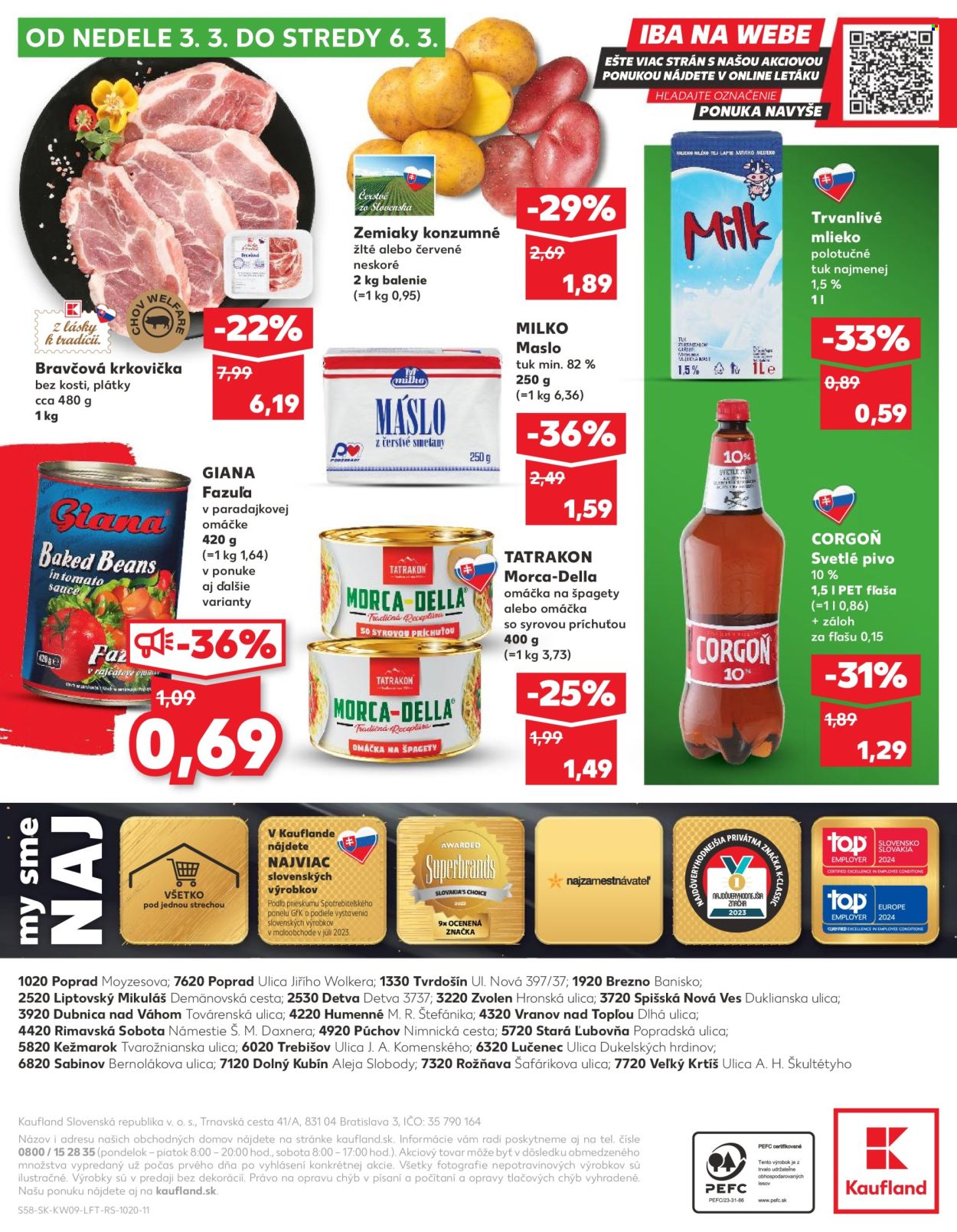Leták Kaufland - 29.2.2024 - 6.3.2024. Strana 58