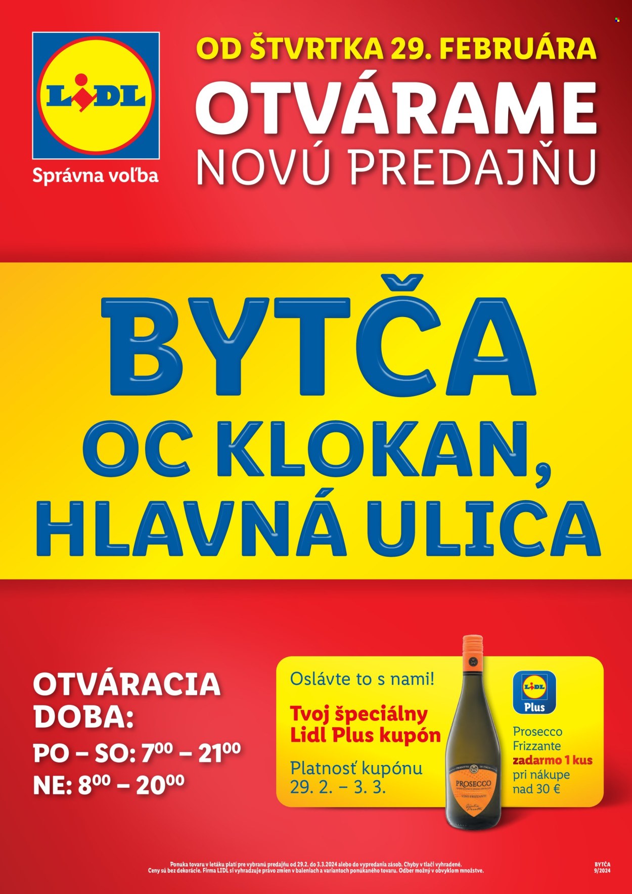Leták Lidl - 29.2.2024 - 3.3.2024. Strana 1