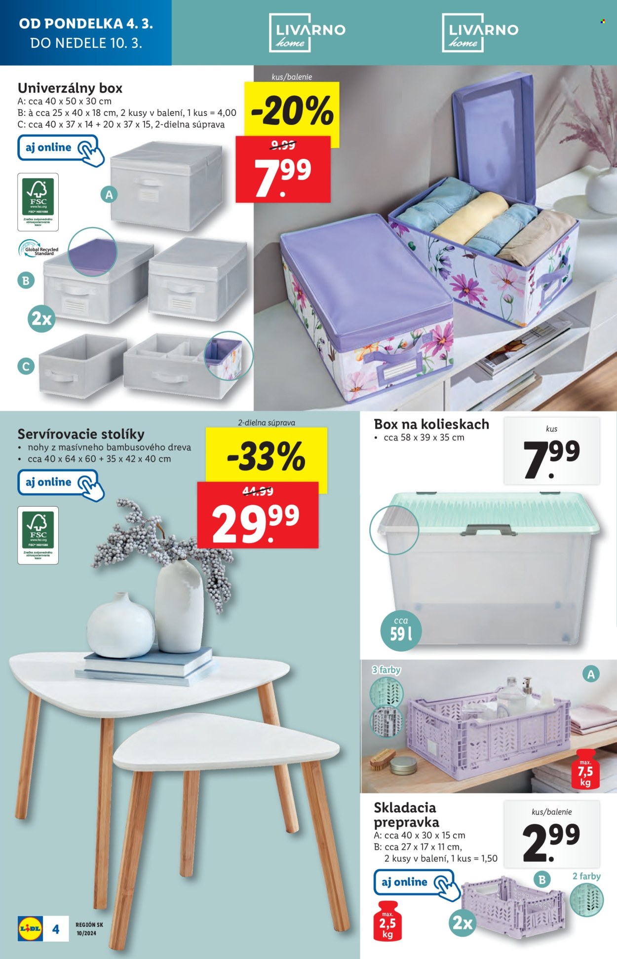 Leták Lidl - 4.3.2024 - 10.3.2024. Strana 4