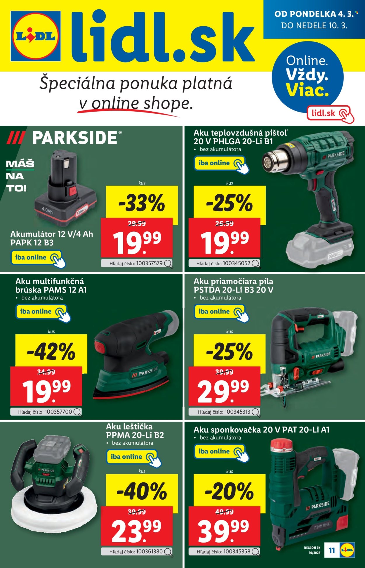 Leták Lidl - 4.3.2024 - 10.3.2024. Strana 11