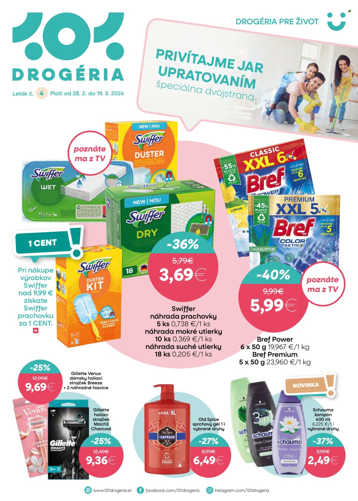 Leták 101 Drogerie - 28.2.2024 - 19.3.2024. Strana 1