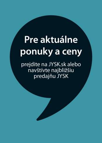 Leták JYSK.