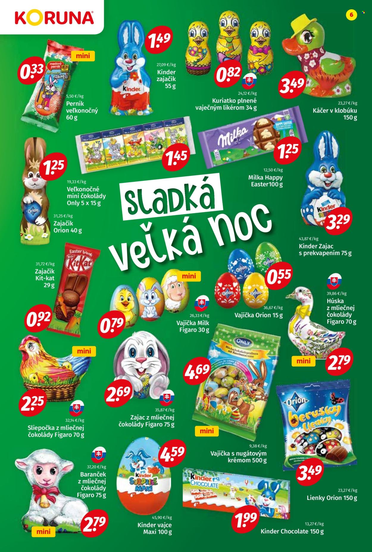 Leták Potraviny KORUNA - 1.3.2024 - 13.3.2024. Strana 6