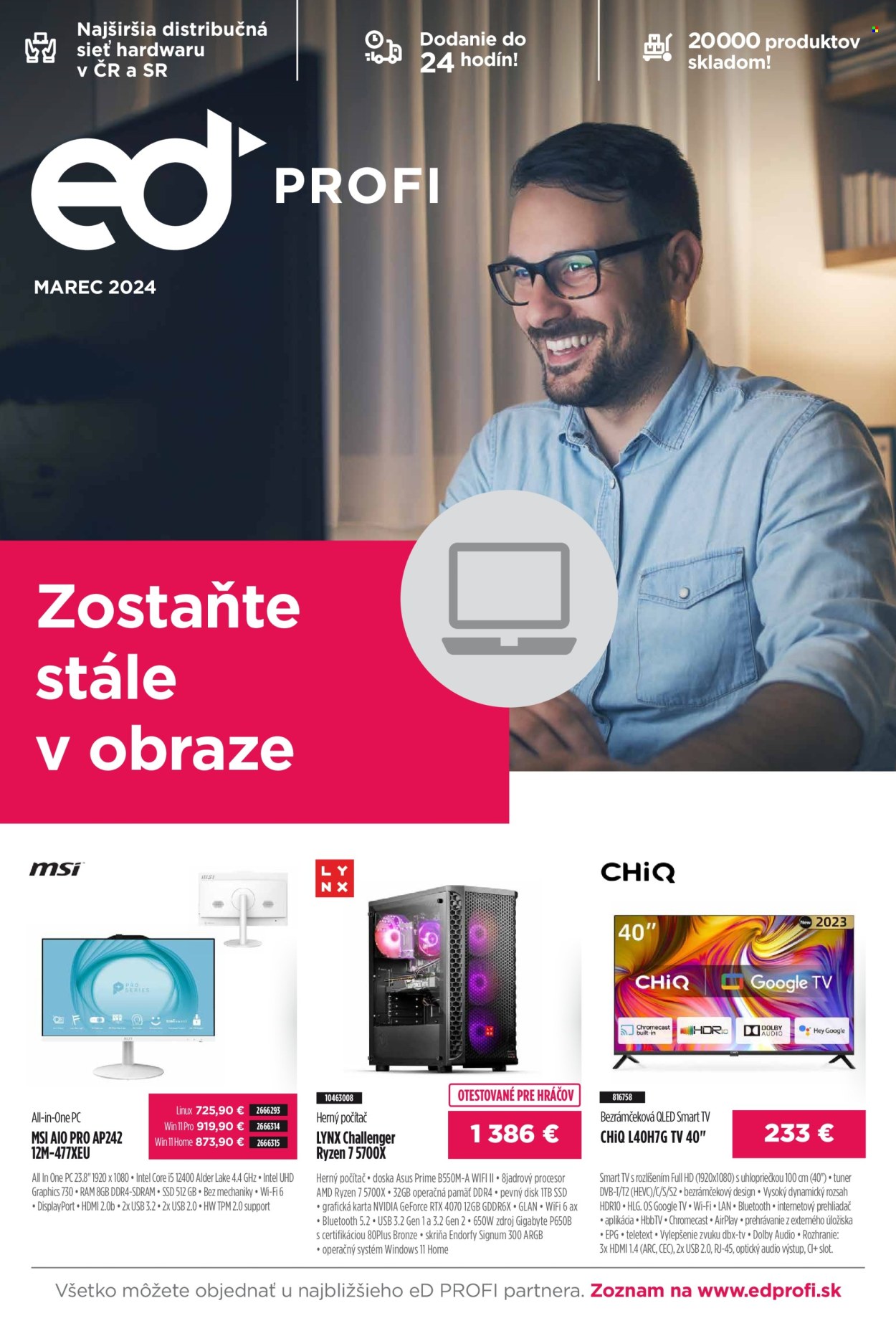 Leták eD PROFI - 1.3.2024 - 31.3.2024. Strana 1