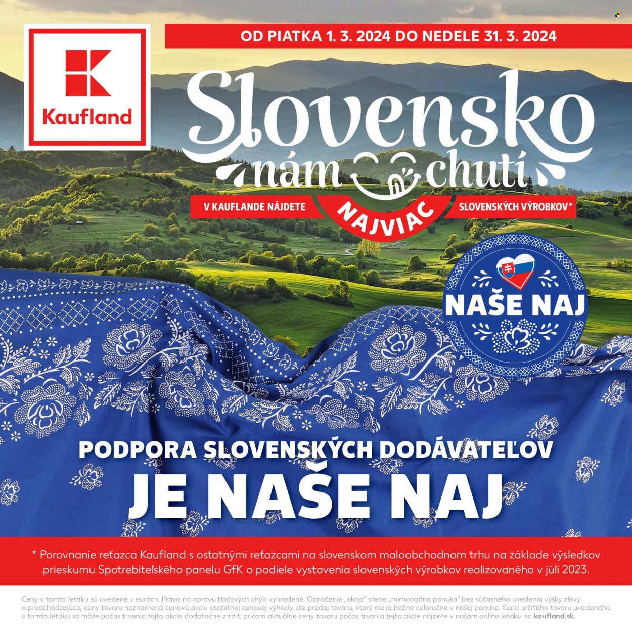 Leták Kaufland - 1.3.2024 - 31.3.2024. Strana 1