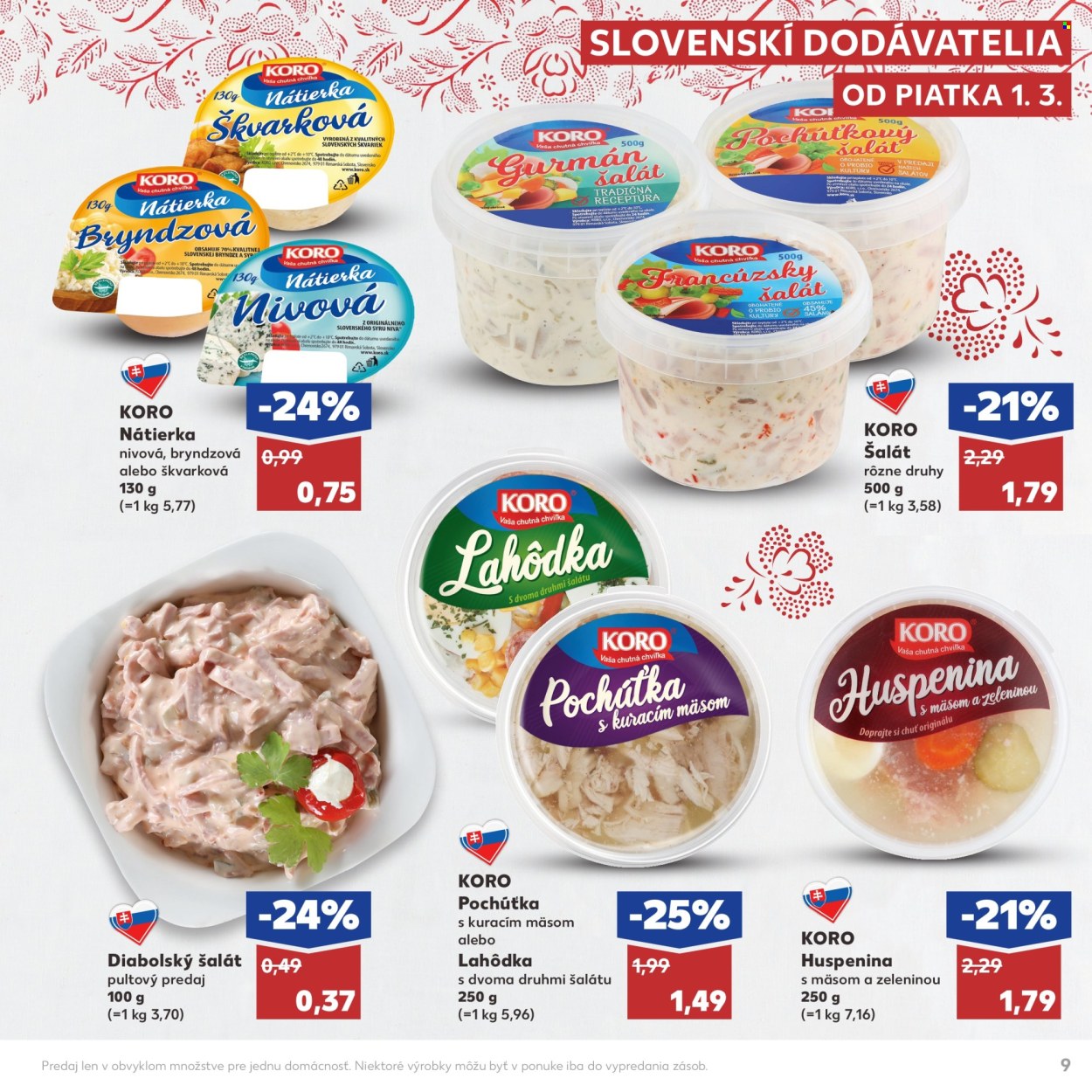 Leták Kaufland - 1.3.2024 - 31.3.2024. Strana 9