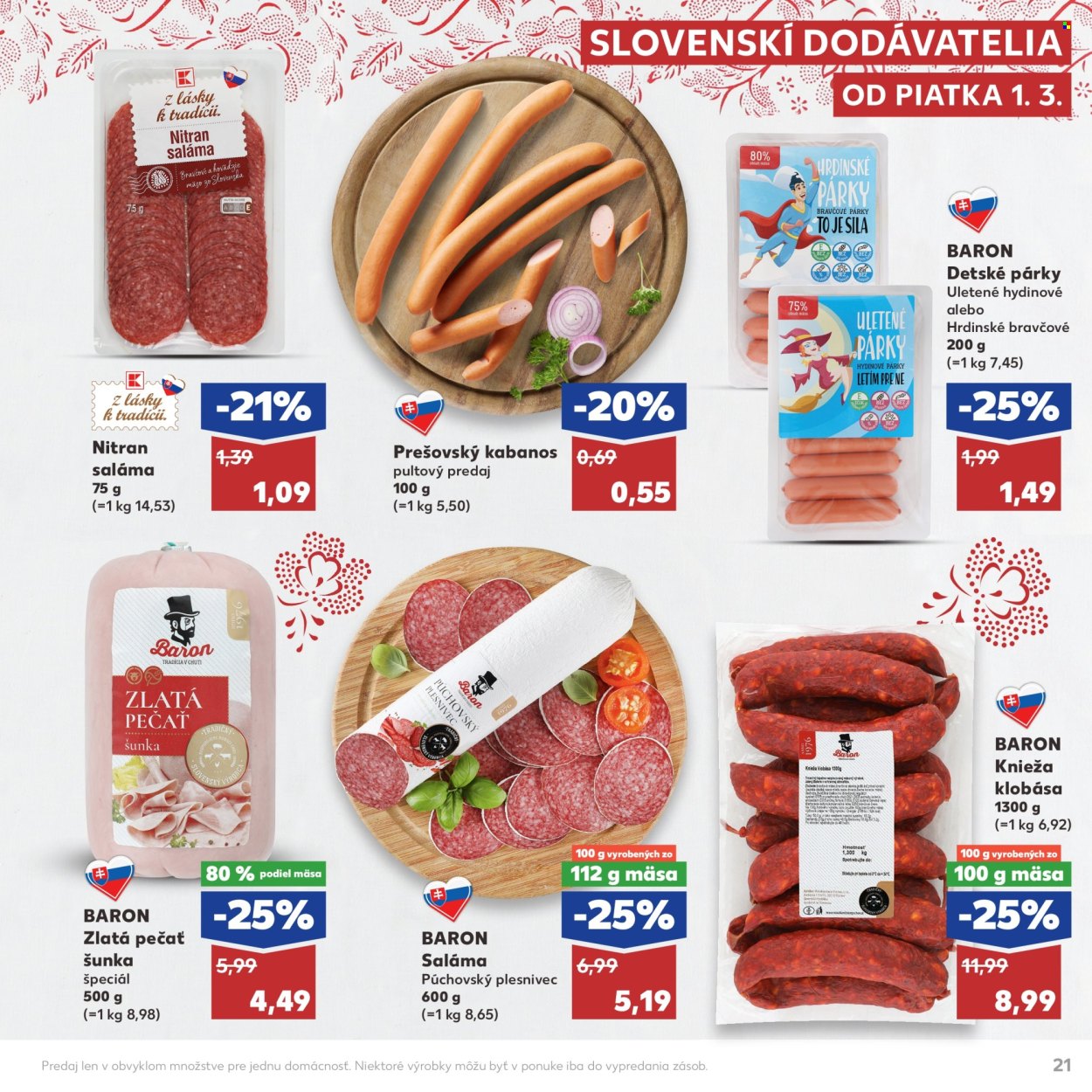 Leták Kaufland - 1.3.2024 - 31.3.2024. Strana 21