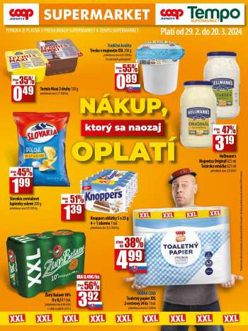 Leták COOP Jednota - 29.2.2024 - 20.3.2024.