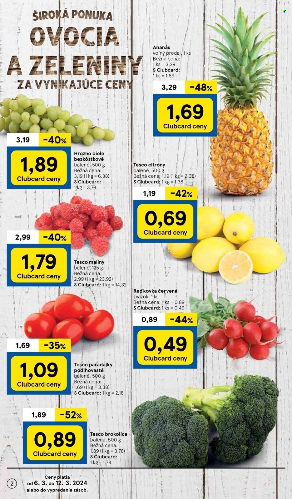 Leták TESCO - 6.3.2024 - 12.3.2024. Strana 2