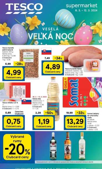 thumbnail - TESCO supermarket leták