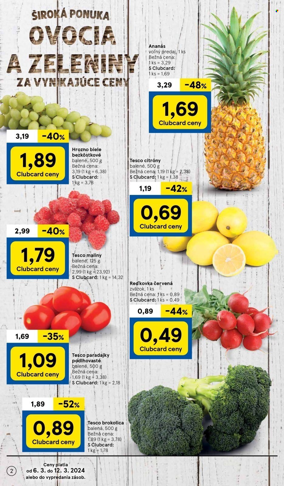 Leták TESCO supermarket - 6.3.2024 - 12.3.2024. Strana 2