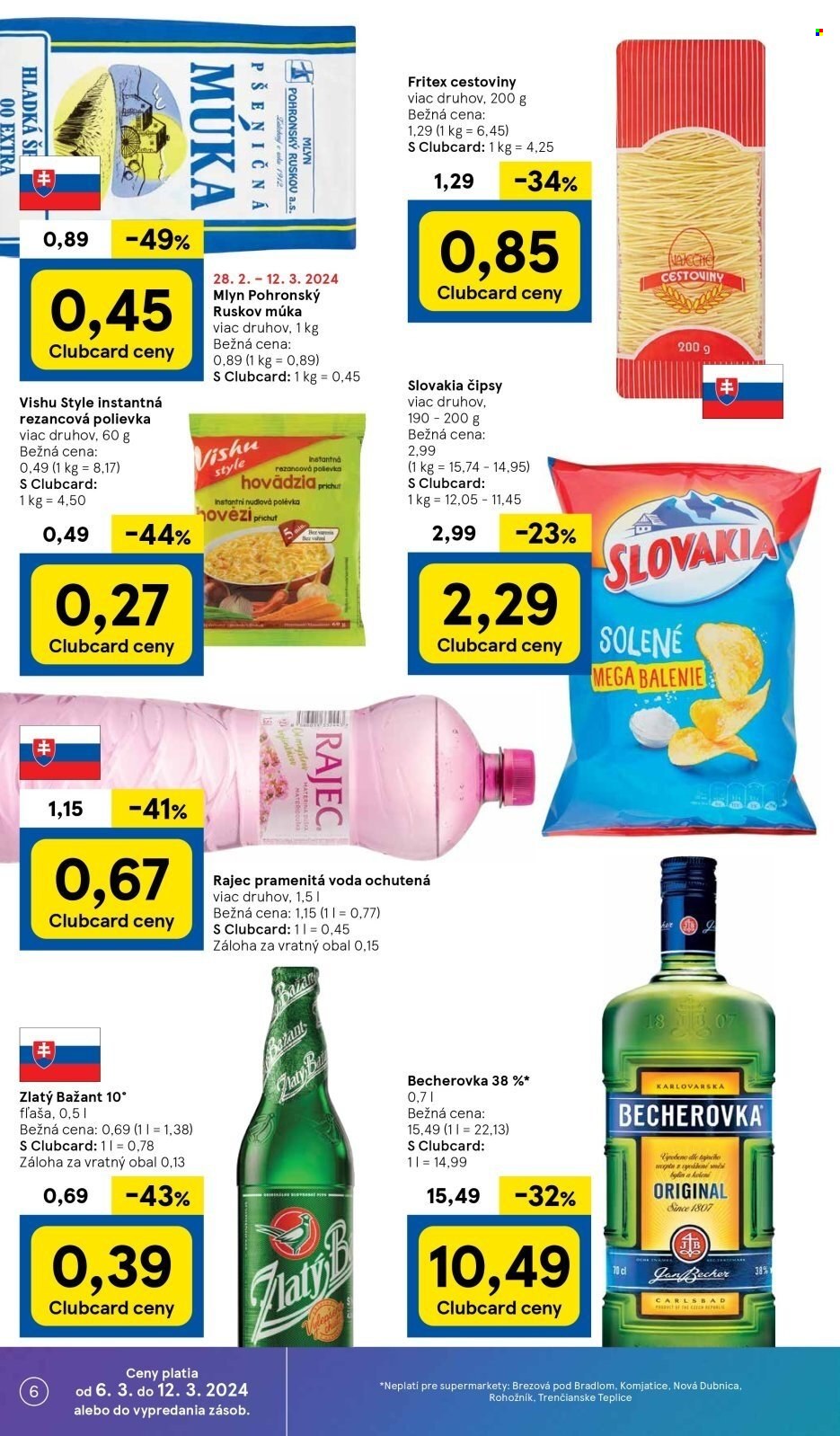 Leták TESCO supermarket - 6.3.2024 - 12.3.2024. Strana 6