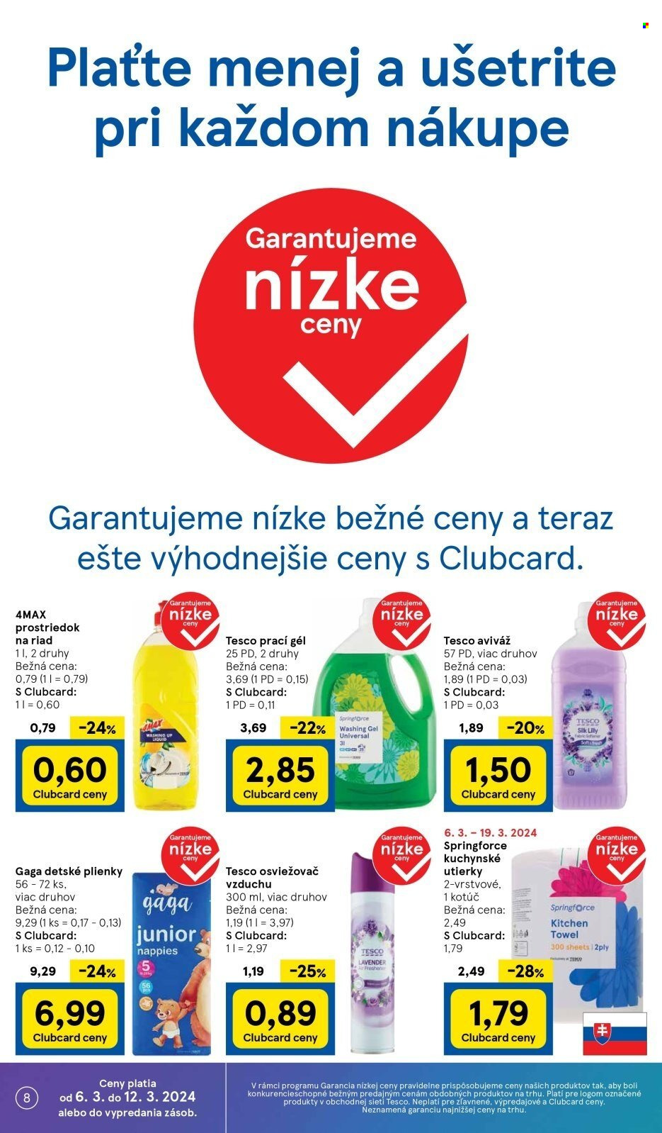 Leták TESCO supermarket - 6.3.2024 - 12.3.2024. Strana 8