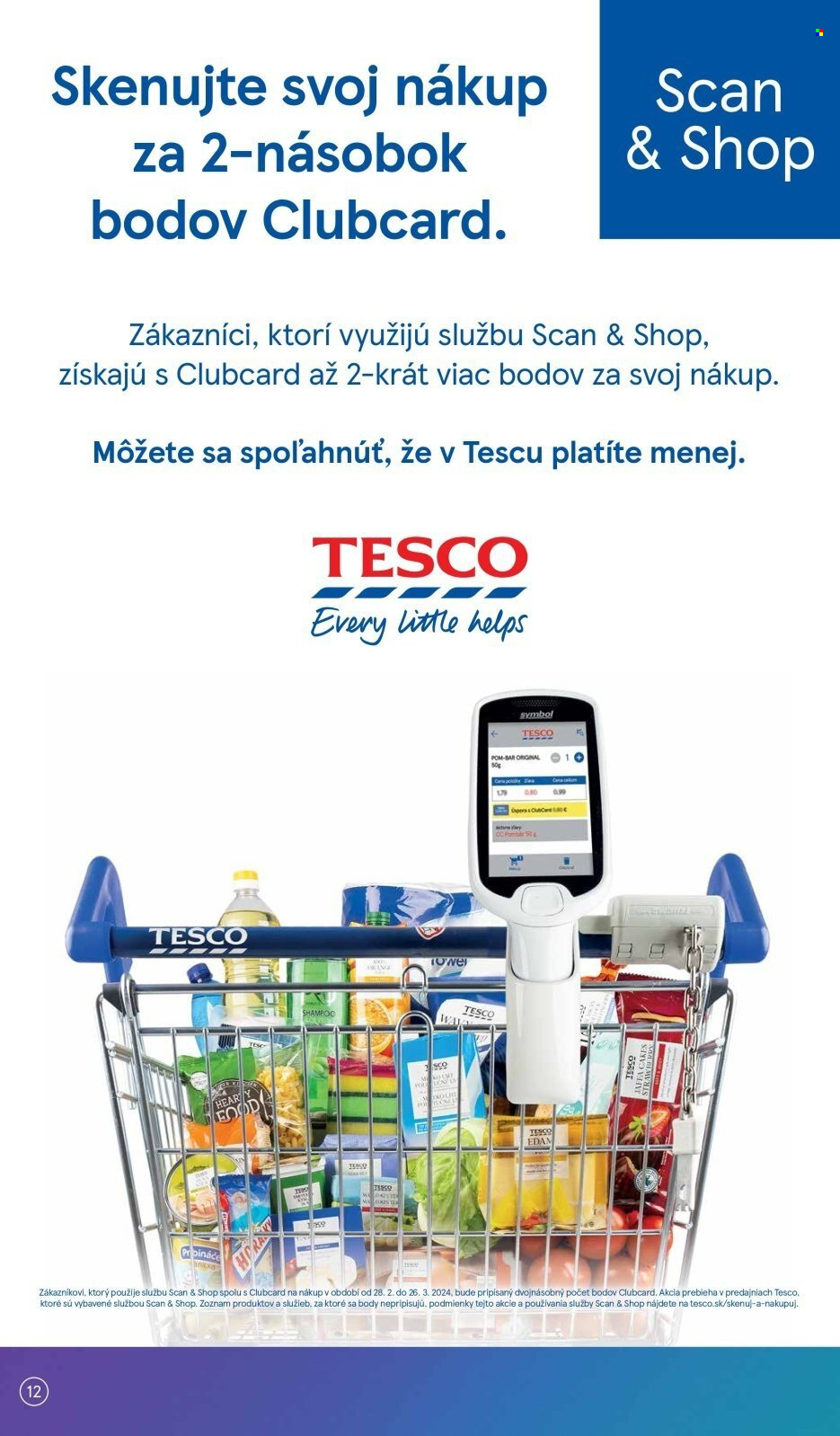 Leták TESCO supermarket - 6.3.2024 - 12.3.2024. Strana 12