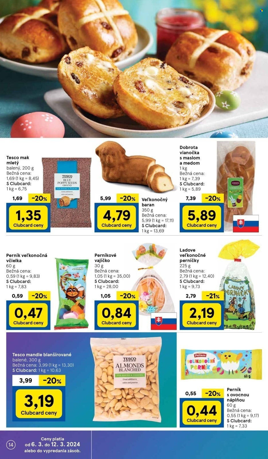 Leták TESCO supermarket - 6.3.2024 - 12.3.2024. Strana 14