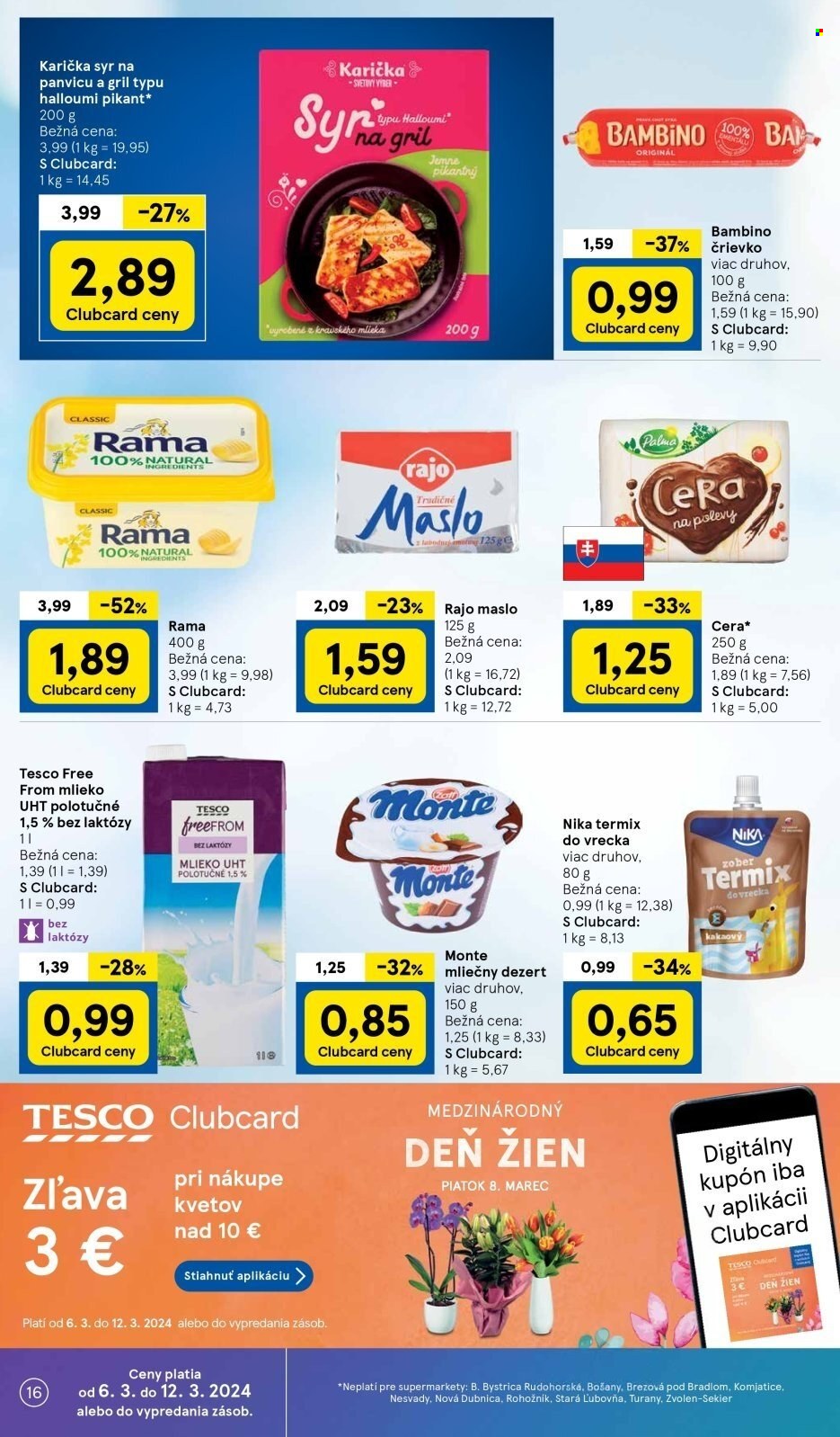 Leták TESCO supermarket - 6.3.2024 - 12.3.2024. Strana 16