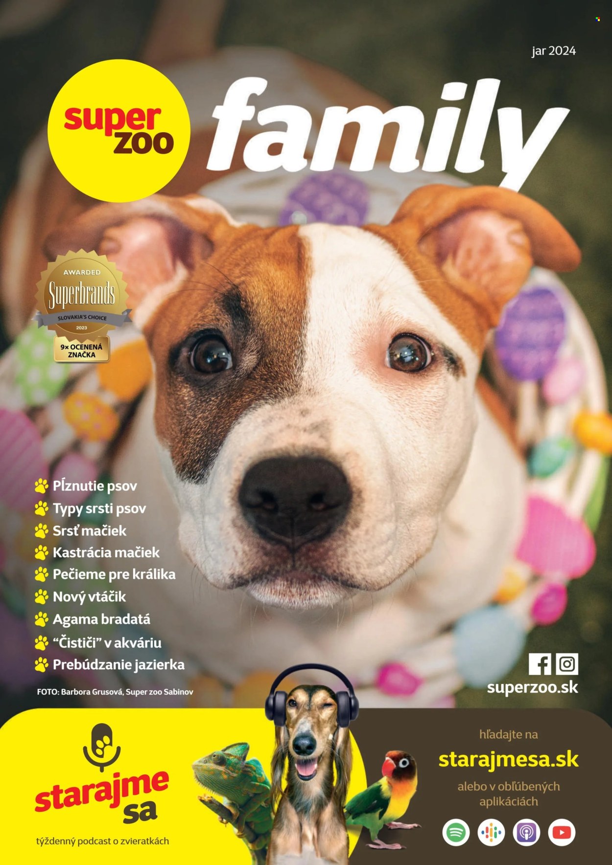 Leták SUPER ZOO. Strana 1