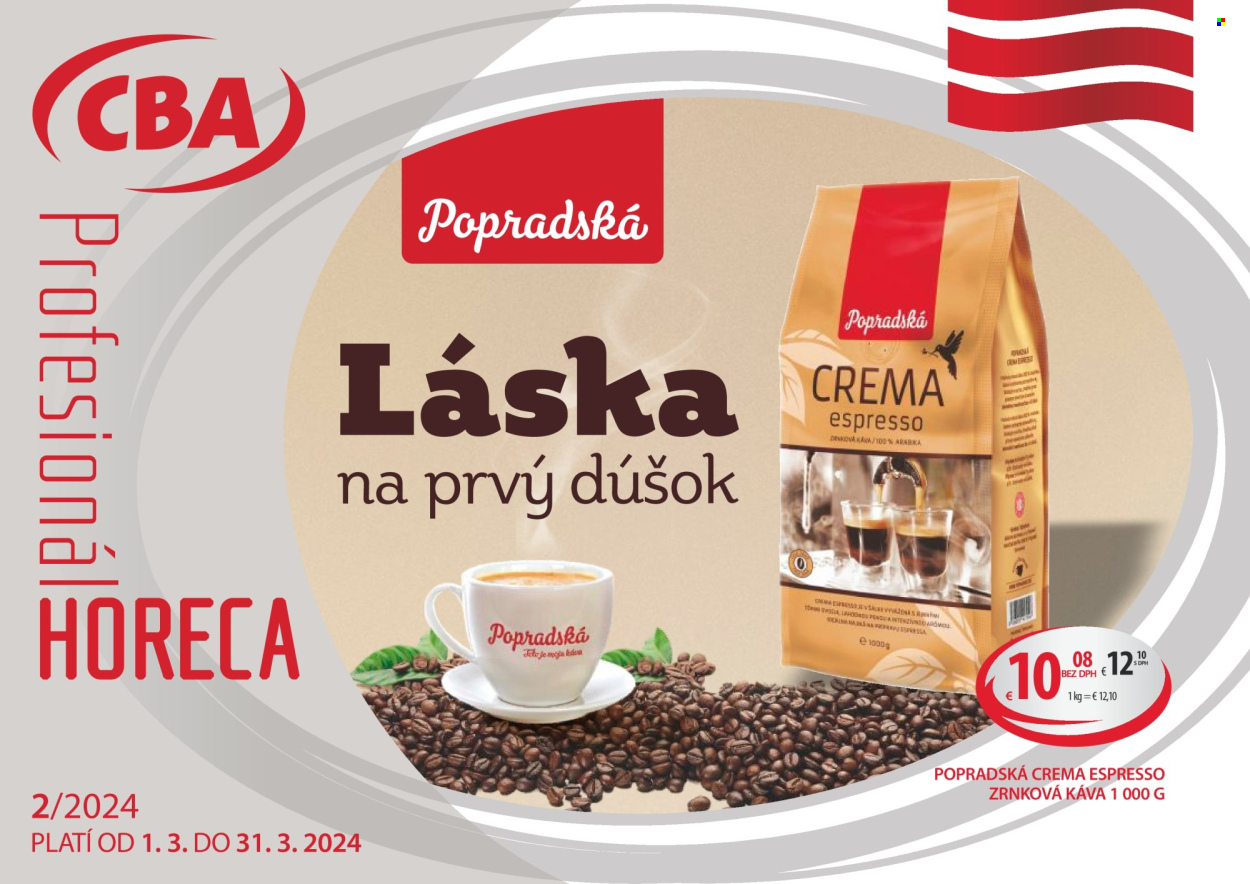 Leták CBA Komfos - 1.3.2024 - 31.3.2024. Strana 1