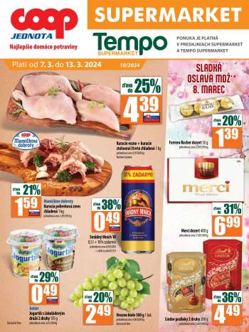 Leták COOP Jednota - 7.3.2024 - 13.3.2024.