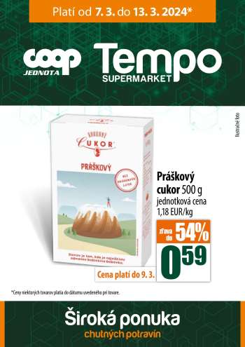 Leták COOP Jednota - 7.3.2024 - 13.3.2024.