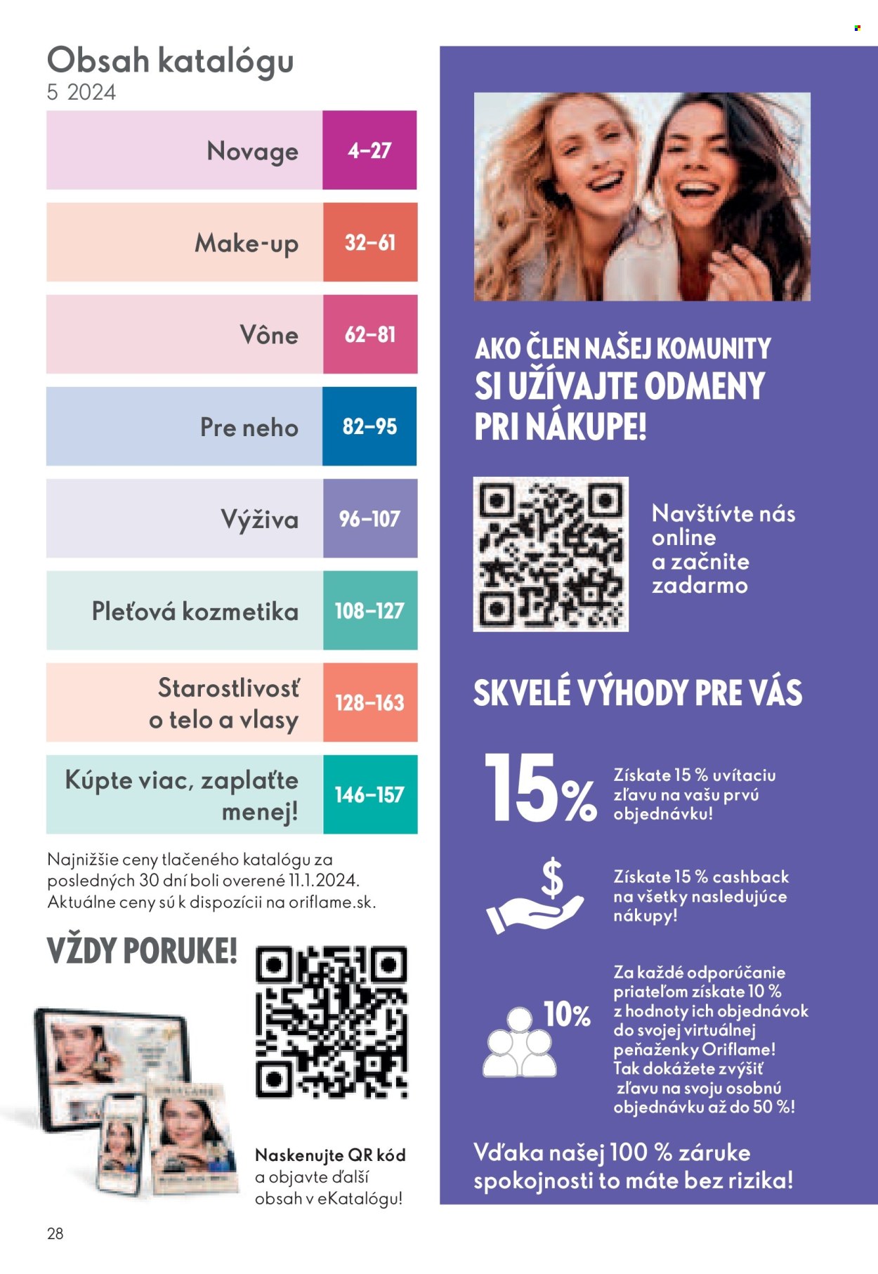 Leták Oriflame - 26.3.2024 - 15.4.2024. Strana 28