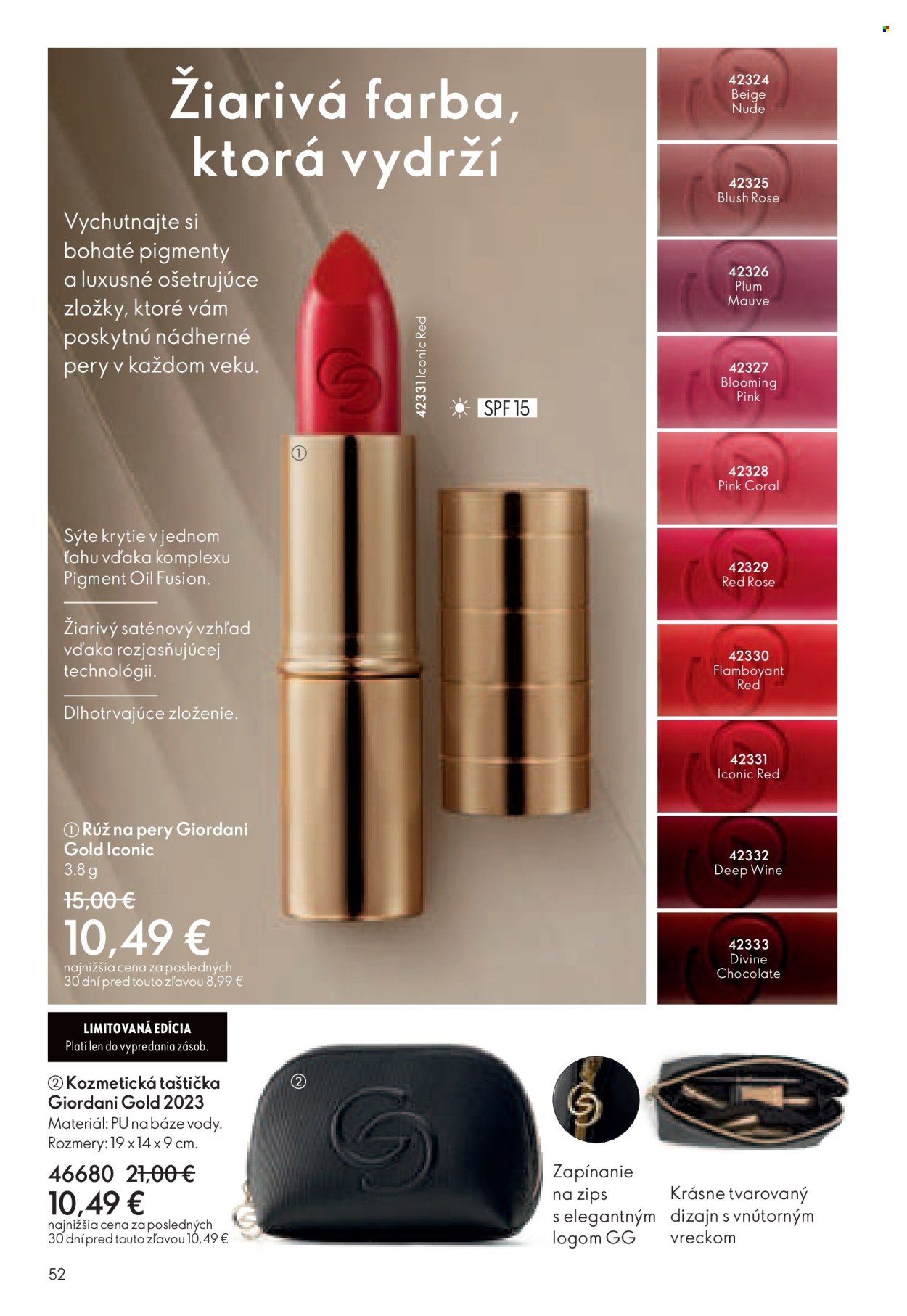 Leták Oriflame - 26.3.2024 - 15.4.2024. Strana 52