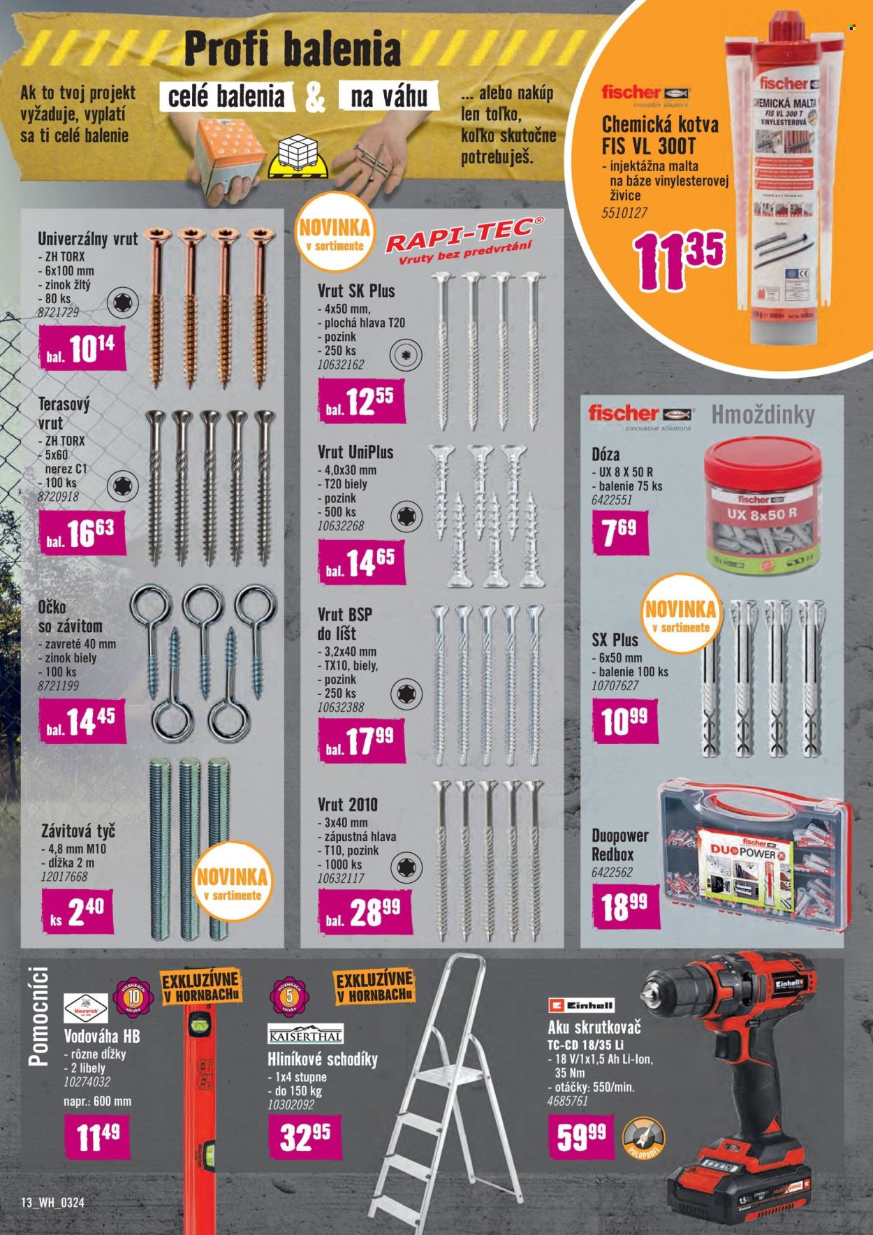 Leták Hornbach - 6.3.2024 - 20.3.2024. Strana 13