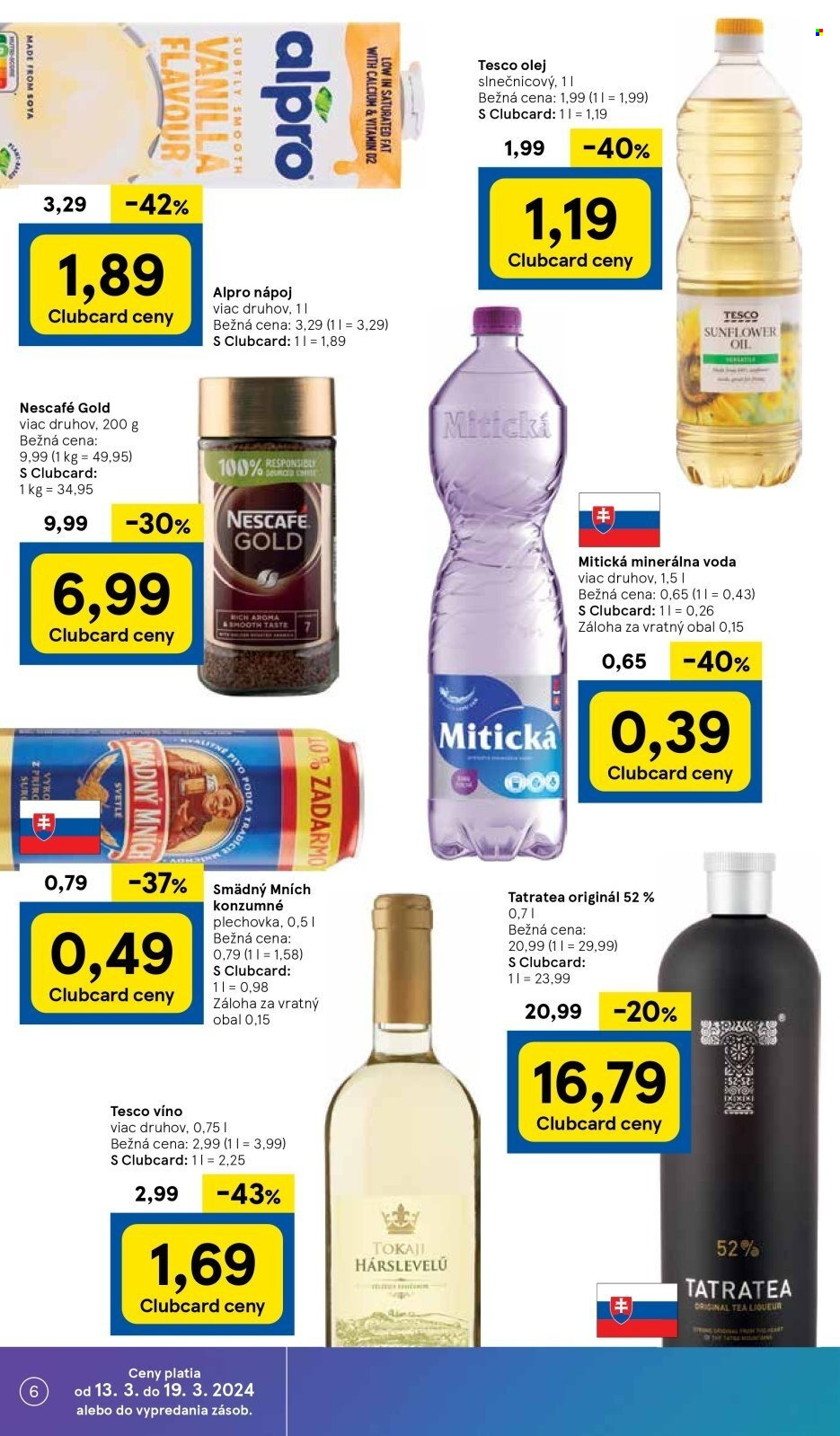 Leták TESCO supermarket - 13.3.2024 - 19.3.2024. Strana 6