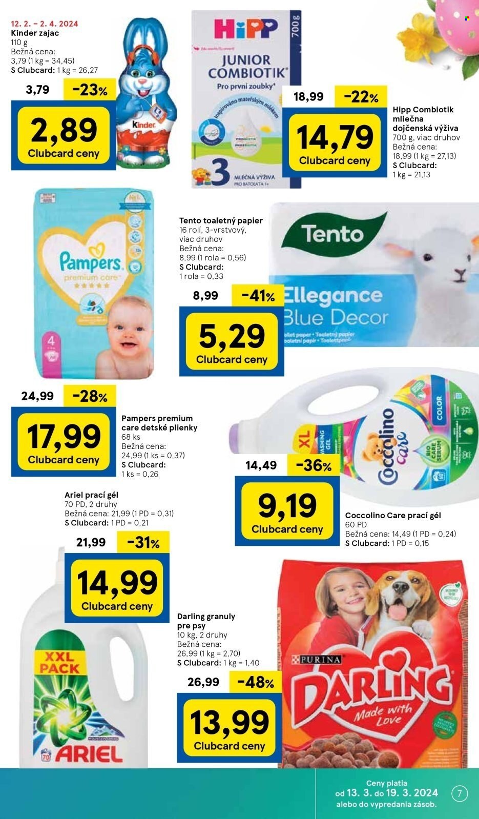 Leták TESCO supermarket - 13.3.2024 - 19.3.2024. Strana 7